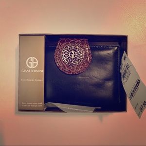 Giani Bernini trifold leather wallet